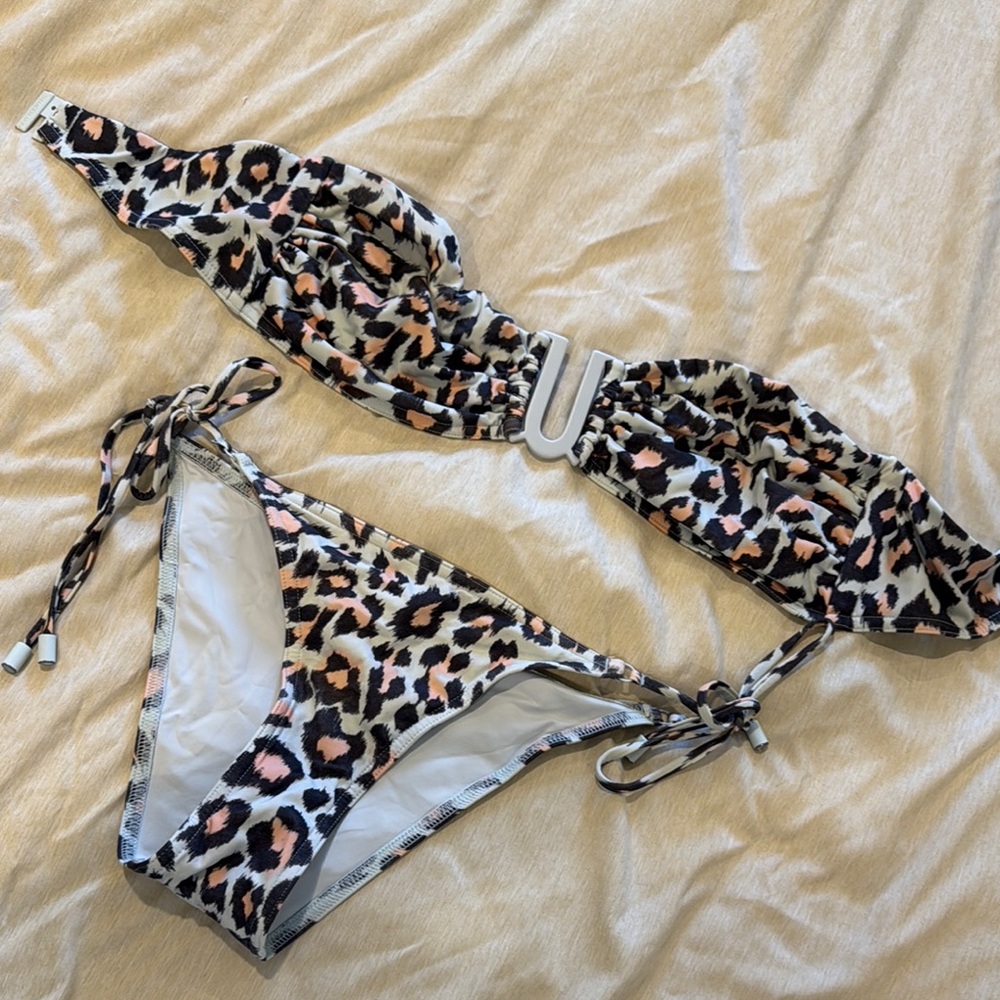 Leopard Print Bikini Set